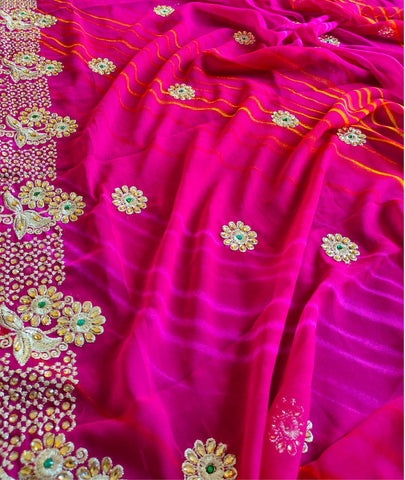 Lehariya Saree